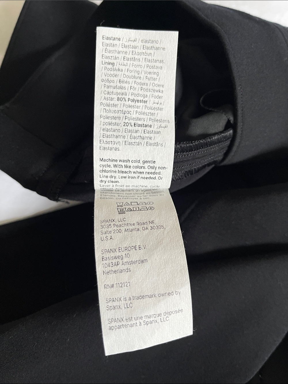 SPANXsupersmooth® PerfectFit
Ponte Slim Straight Pant in black size Large - Picture 7 of 11